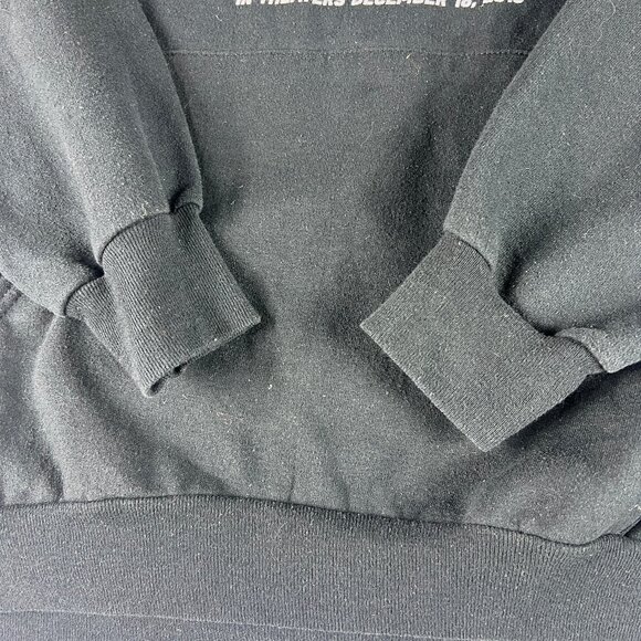 2015 Star Wars The Force Awakens Sweatshirt Adult Large Black Faded Hoodie Movie - Picture 2 of 15